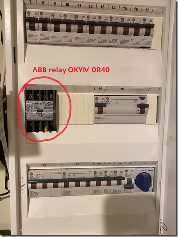ABB relay OKYM 0R40